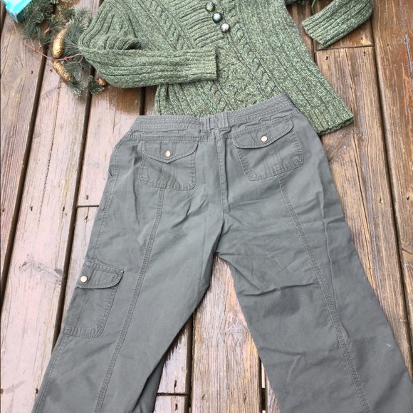 Old Navy Green Chunky Hooded Sweater EUC - Picture 2 of 12